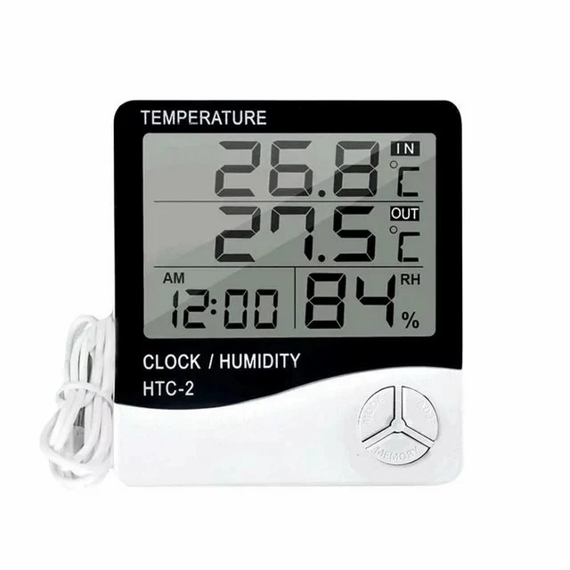DIGITAL THERMOMETER & HYGROMETER HTC-2
