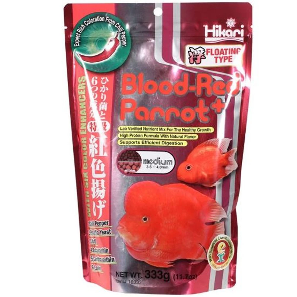 +FOOD BLOOD RED PARROT